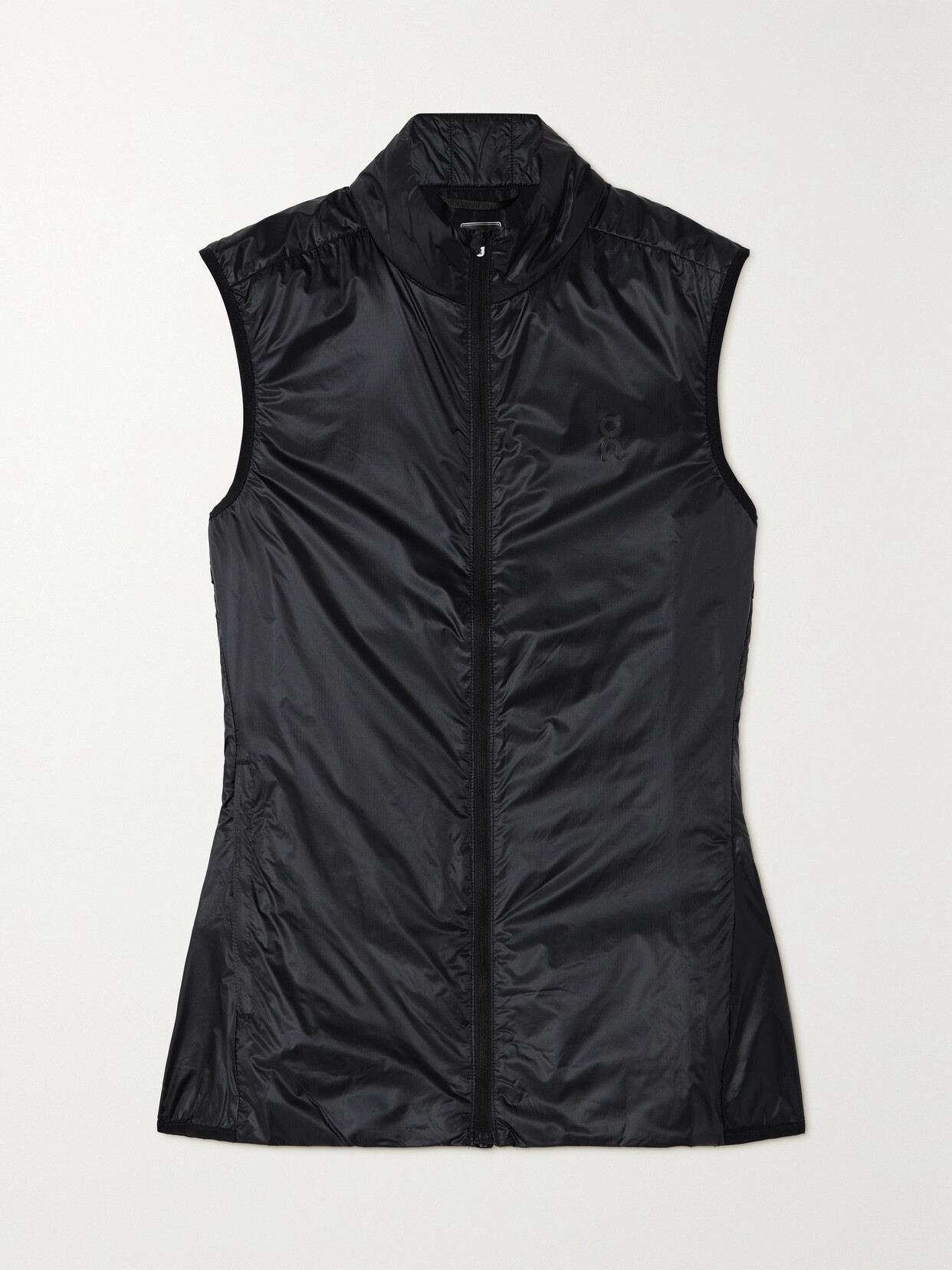 On Weather Recycled-shell Vest In Black