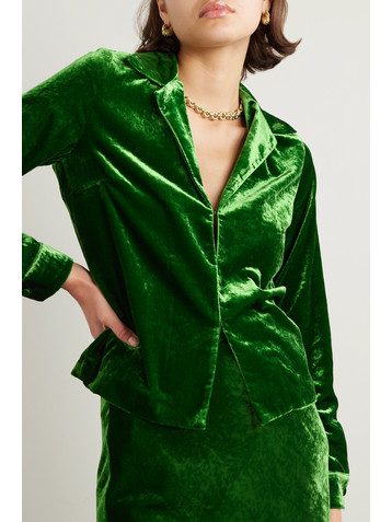 Bernadette Bill velvet shirt