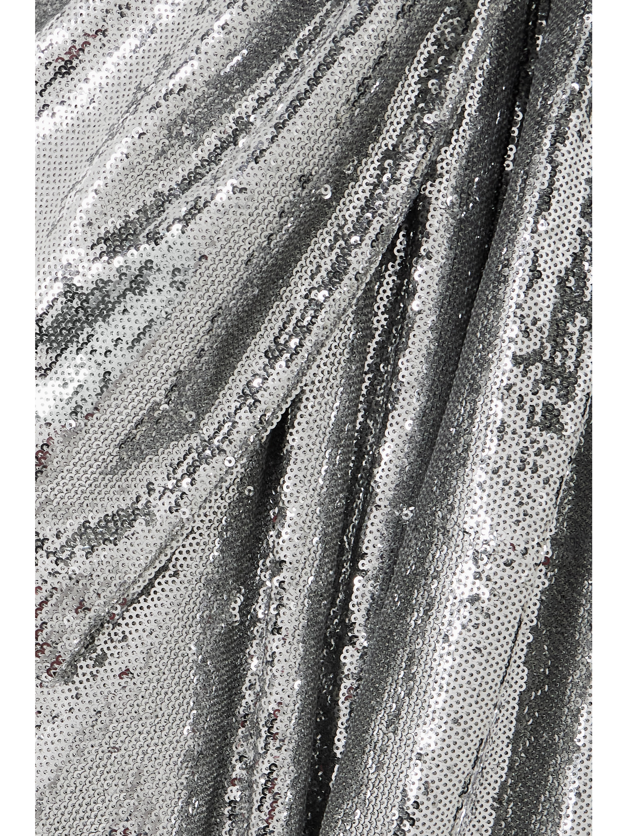 Bernadette Josselin one-shoulder bow-detailed sequined crepe mini dress thumbnail