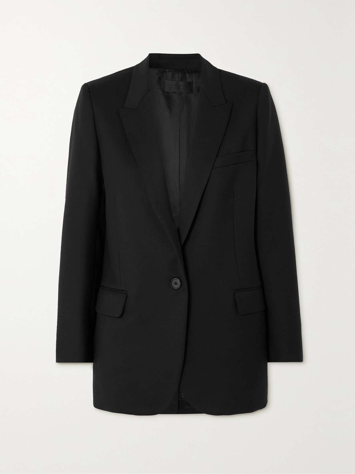 Nili Lotan - Diane Stretch-wool Twill Blazer - Black