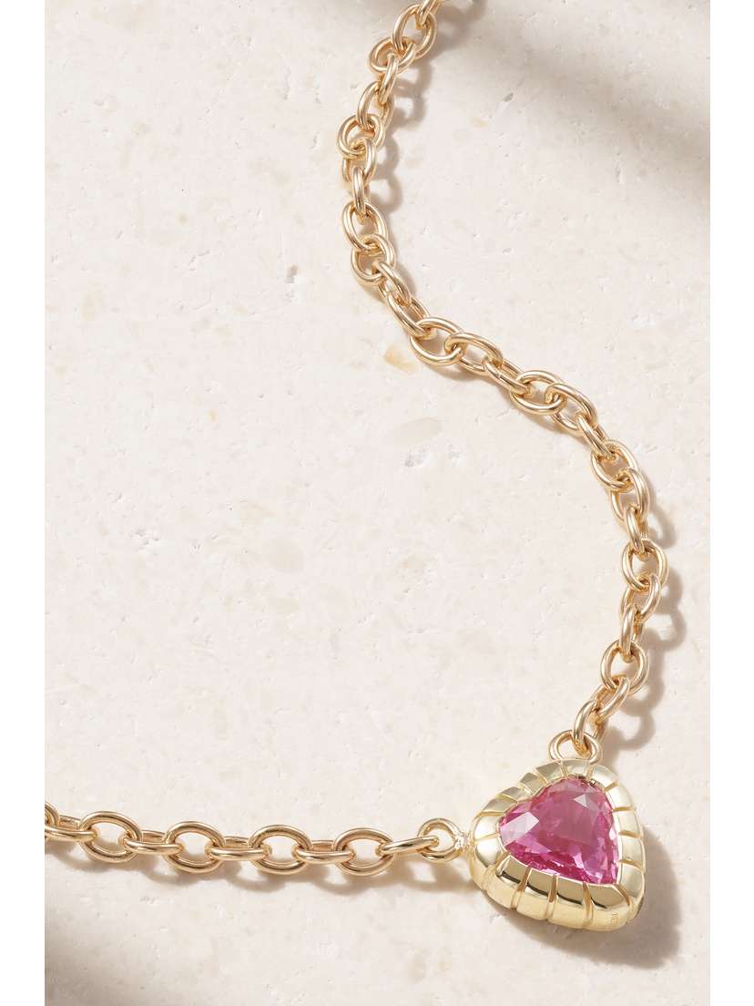 Retrouvaí Heirloom 18-karat Gold Sapphire Necklace
