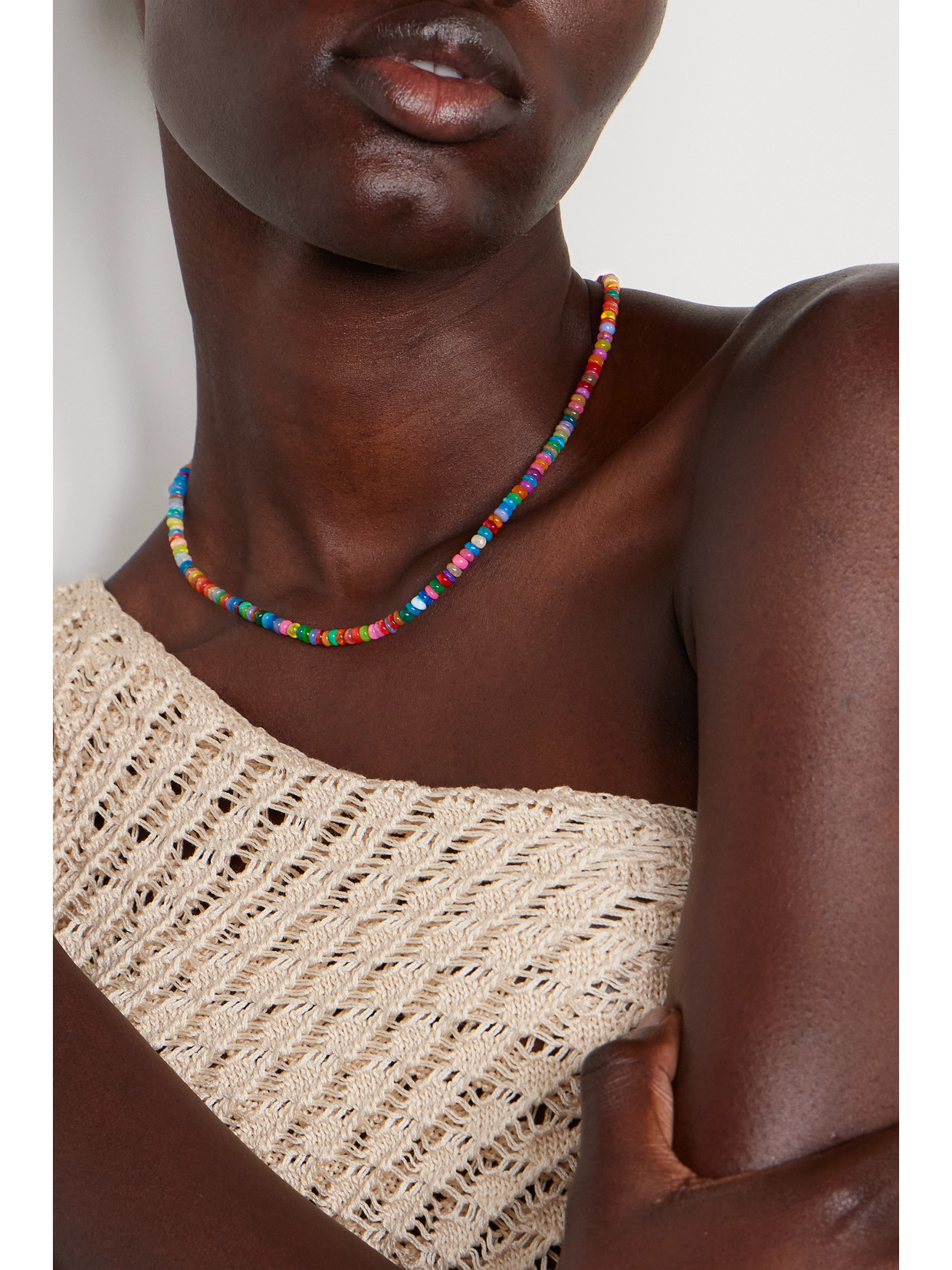 Jia Jia Soleil Gold Opal Necklace In Multi