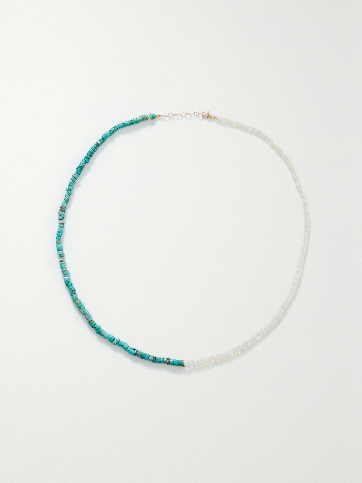 JIA JIA 14-karat Gold, Turquoise And Opal Necklace
