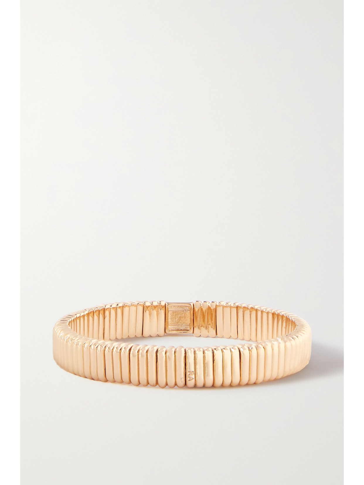 Shop Roxanne Assoulin Alphabet Gold-tone Bracelet