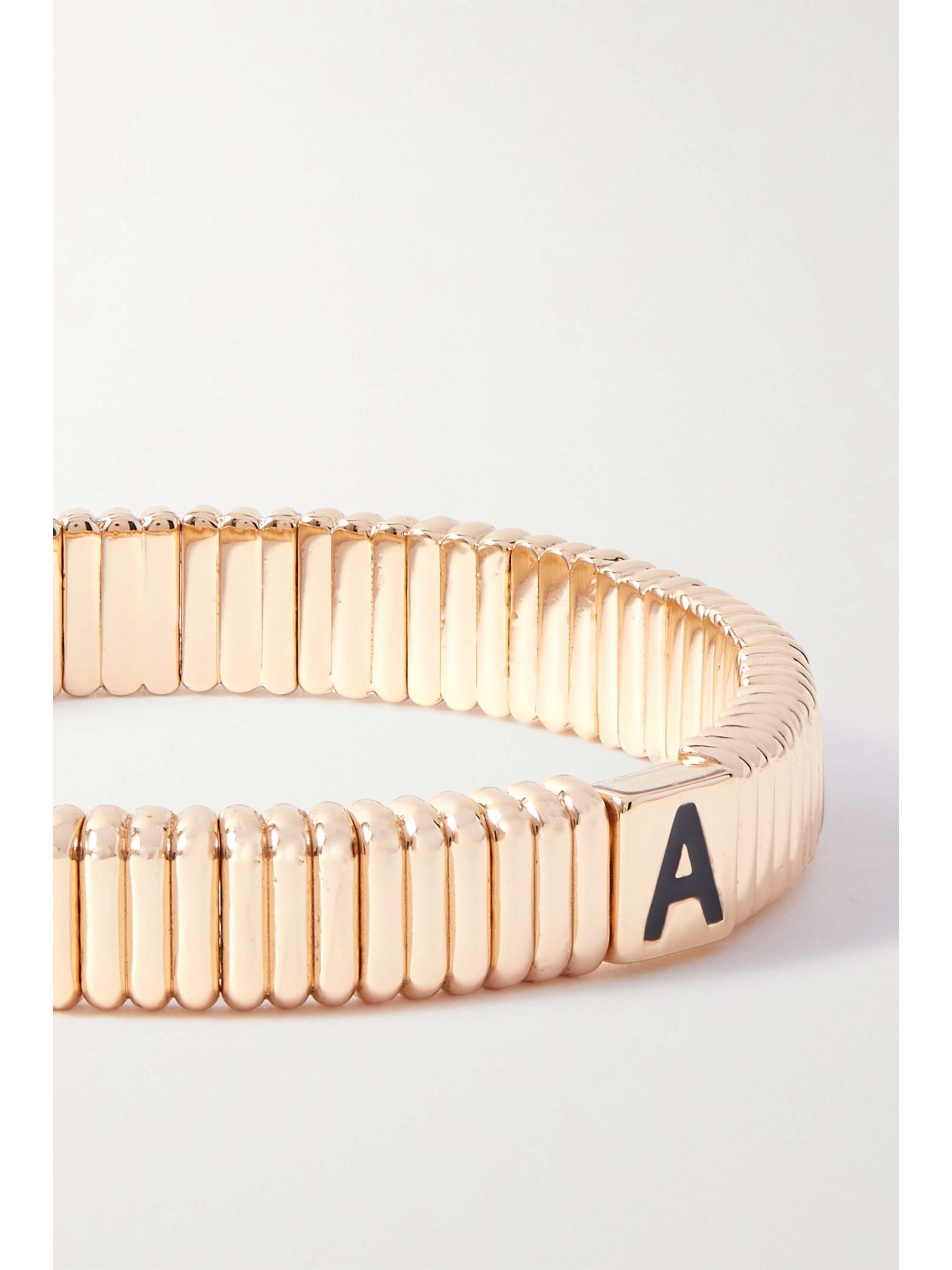 ROXANNE ASSOULIN Alphabet gold-tone bracelet | NET-A-PORTER