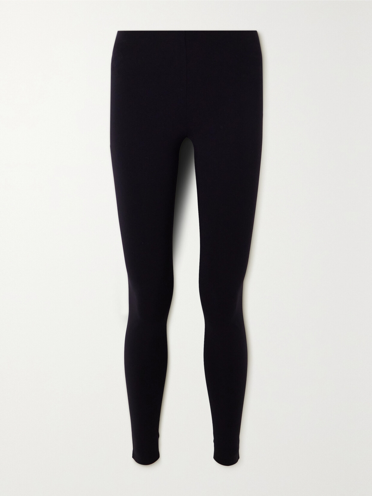 The Row Lanza Stretch-jersey Leggings In Black