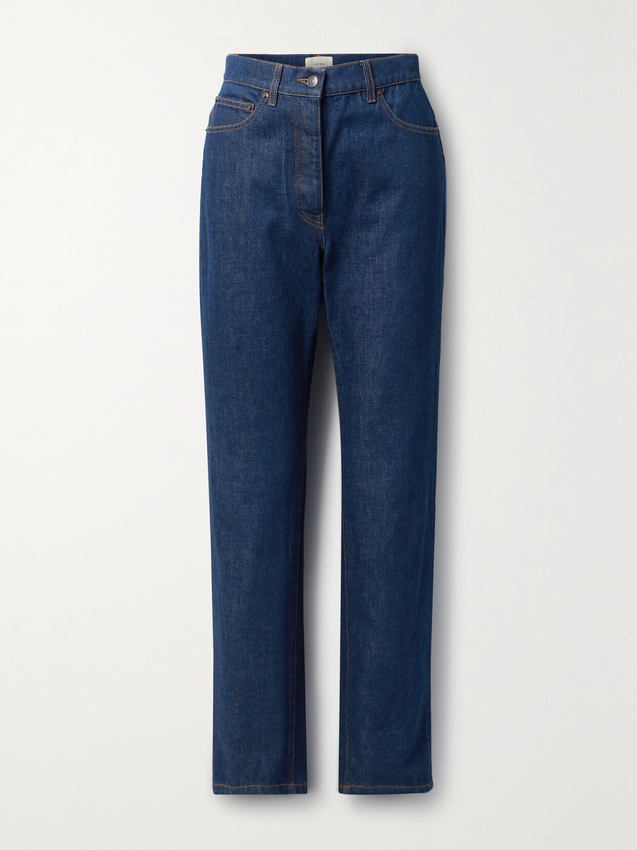 Shop The Row Borjis Low-rise Boyfriend Jeans In Blue