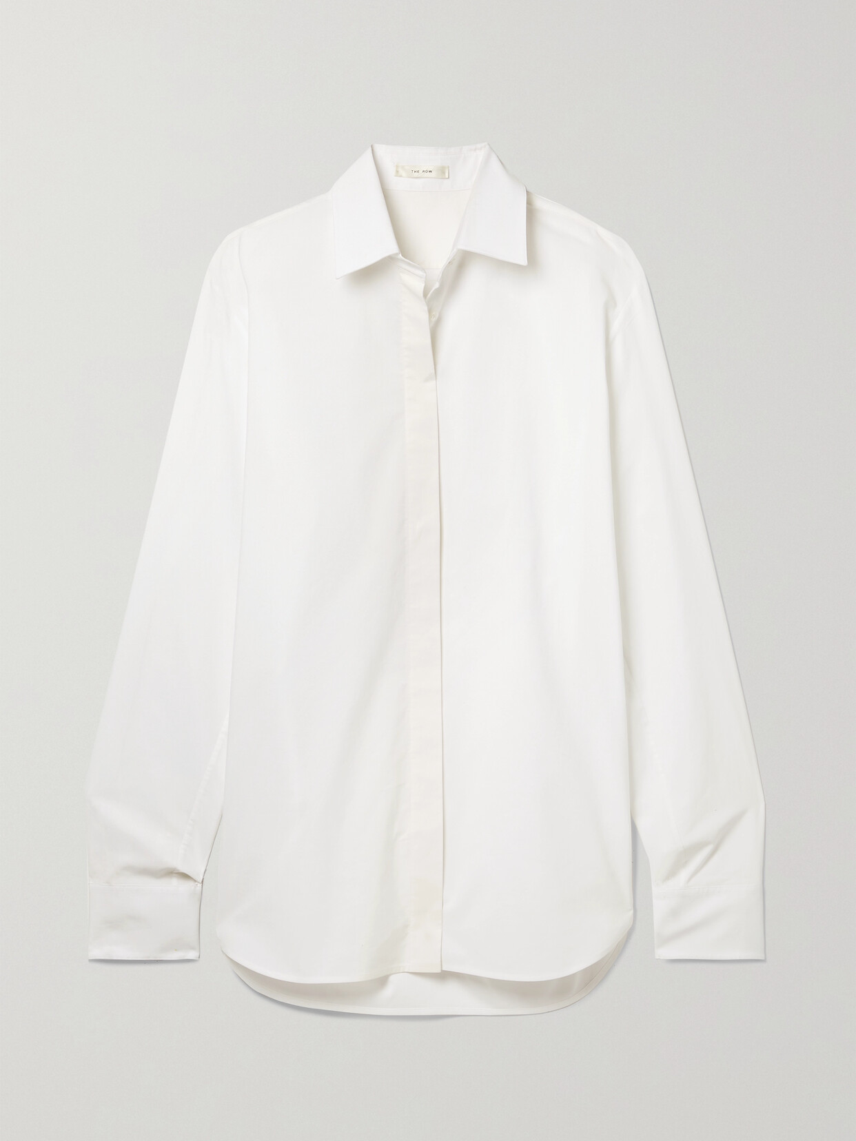 The Row - Derica Cotton-poplin Shirt - White