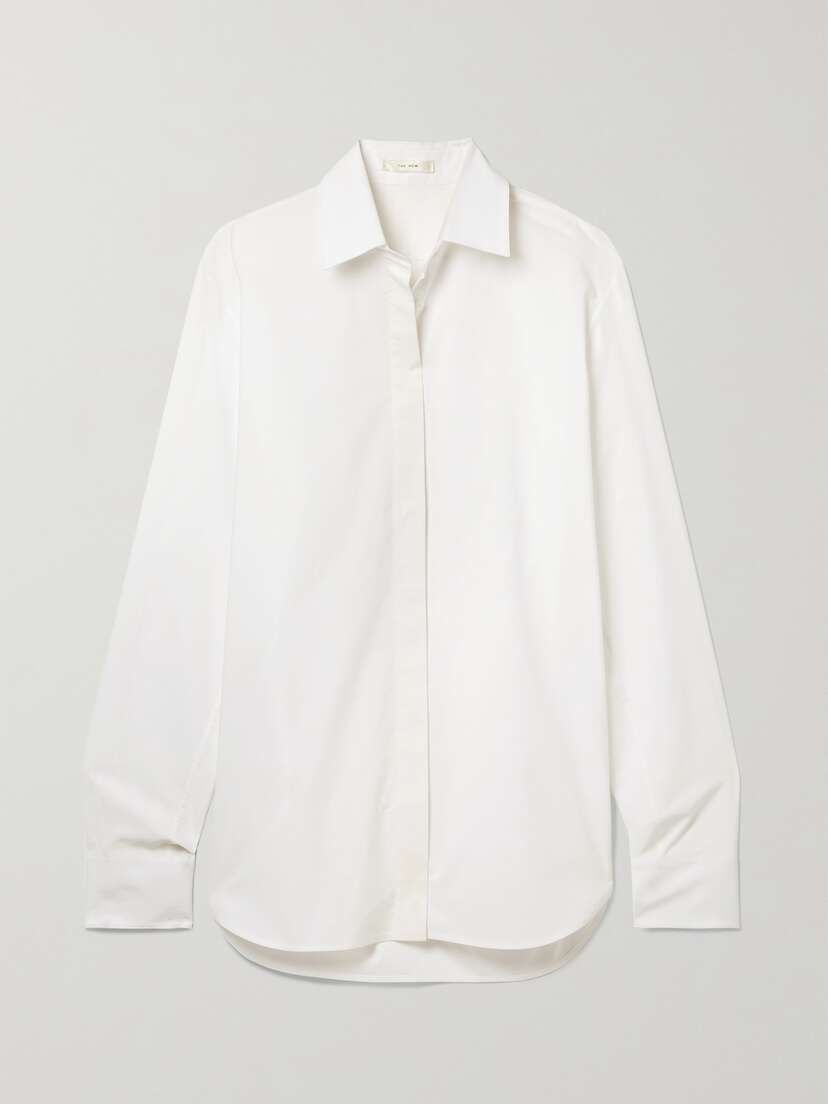 The Row Derica Cotton-poplin Shirt