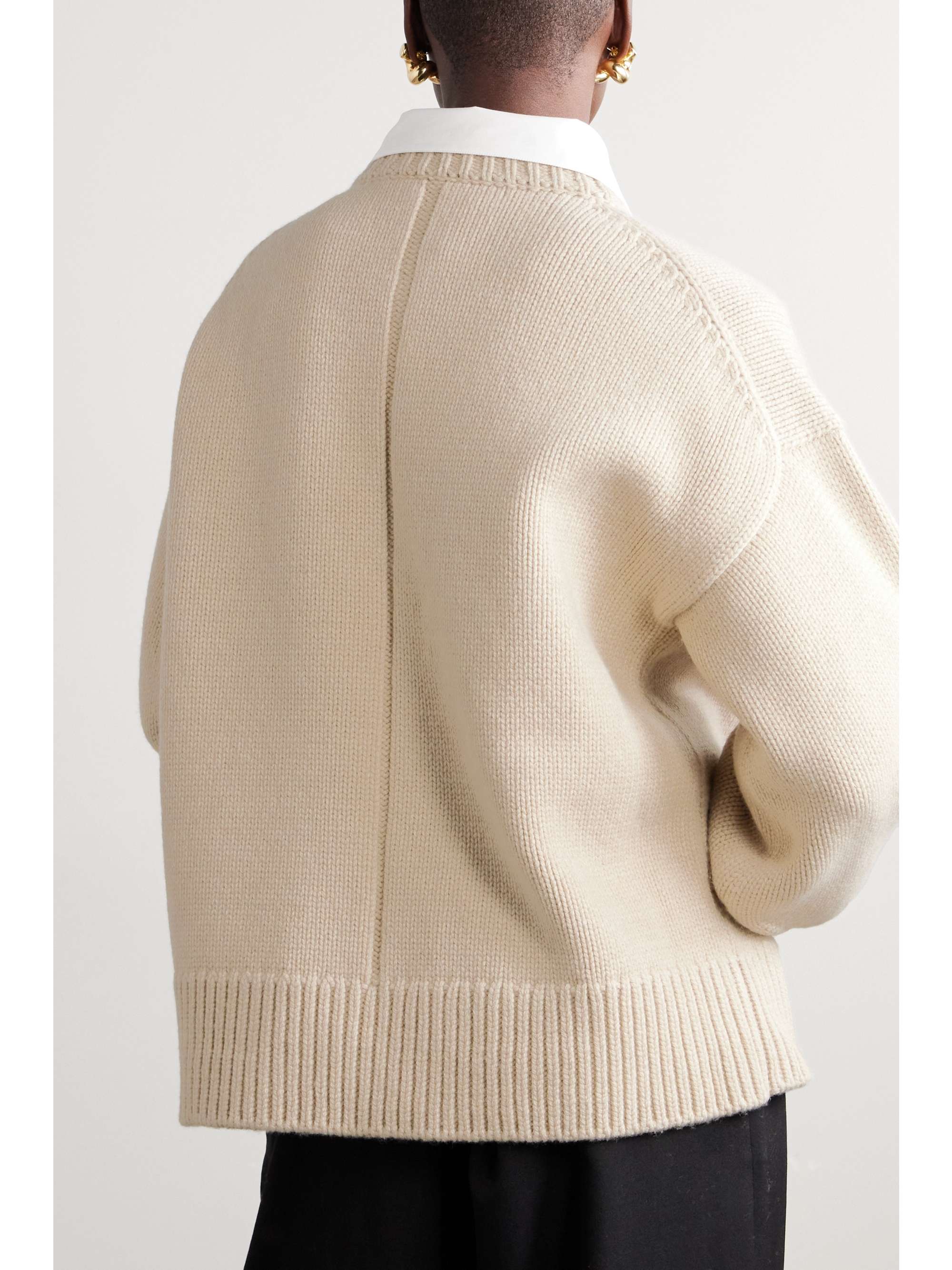 THE ROW Ophelia oversized wool and cashmere-blend sweater