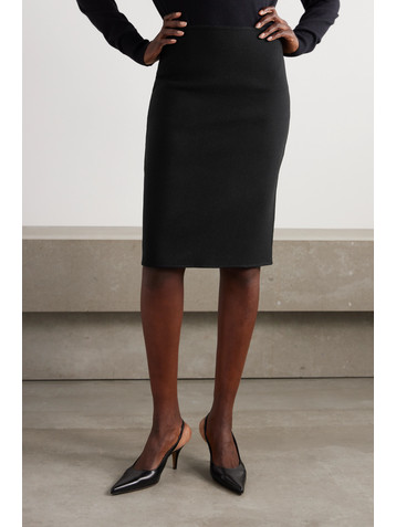 The Row Bart cashmere skirt