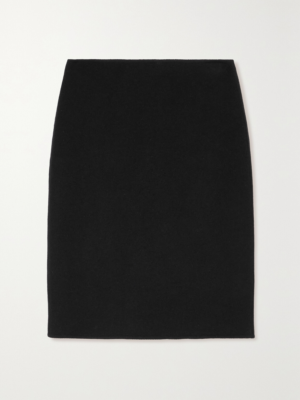 The Row Bart Cashmere Skirt In Black