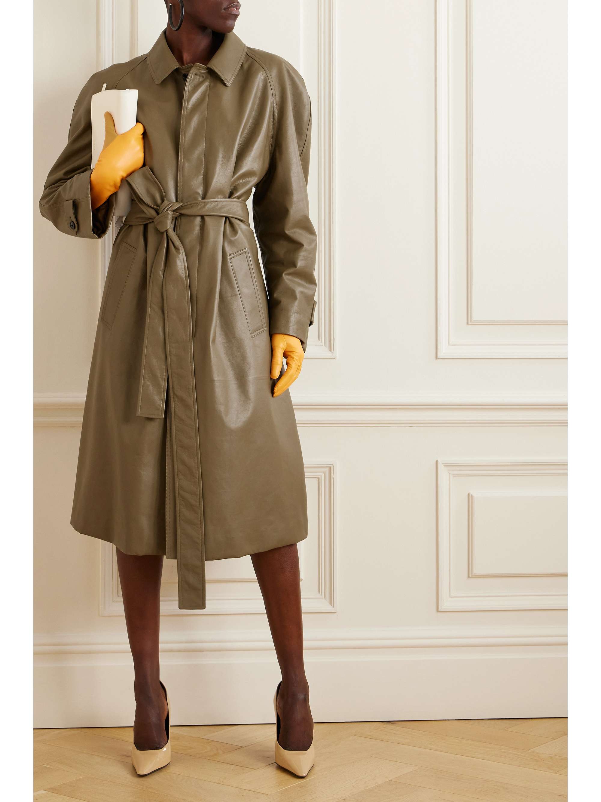 The row leather coat new arrivals