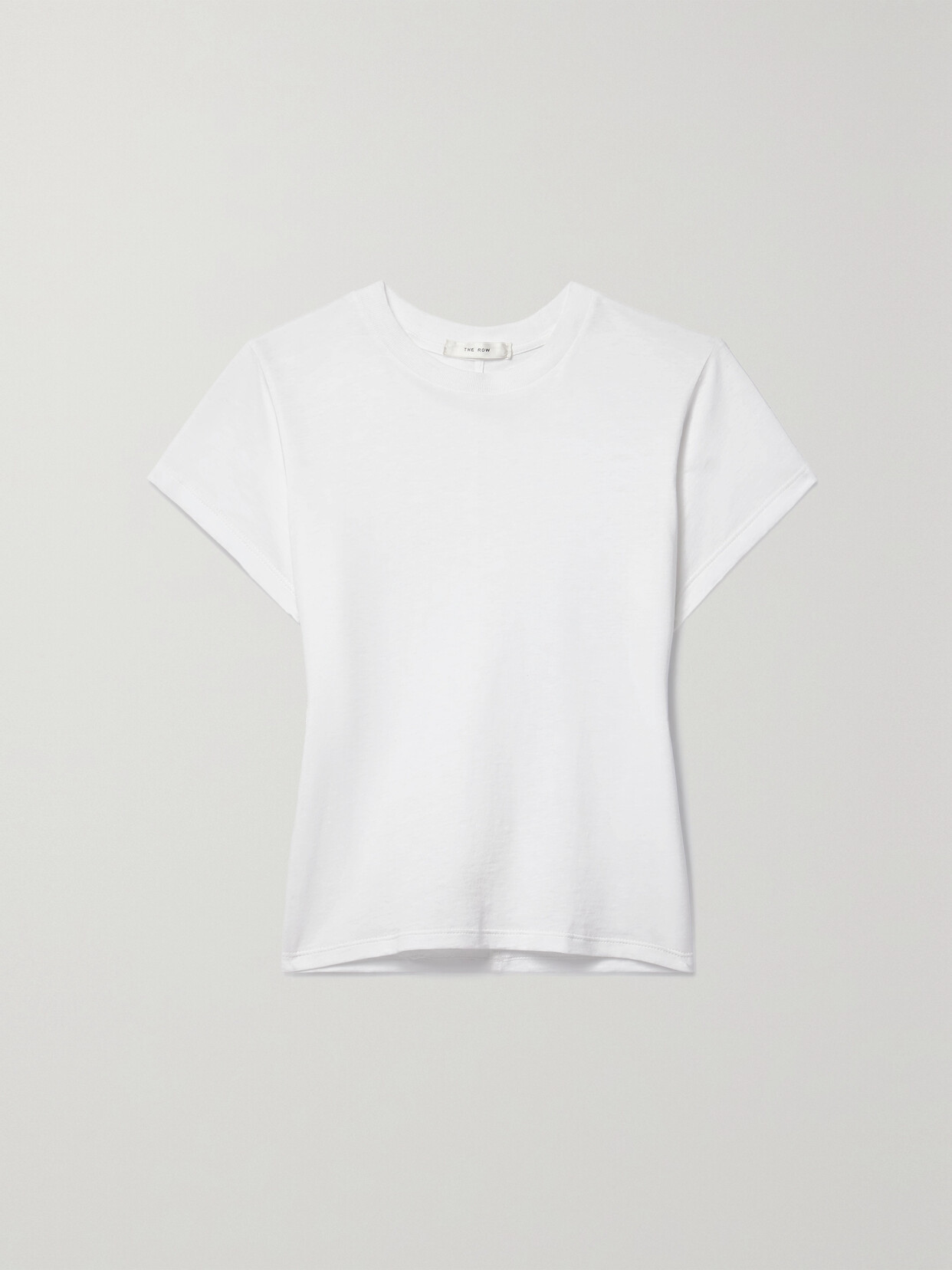 Shop The Row Tommy Cotton-jersey T-shirt In Off-white