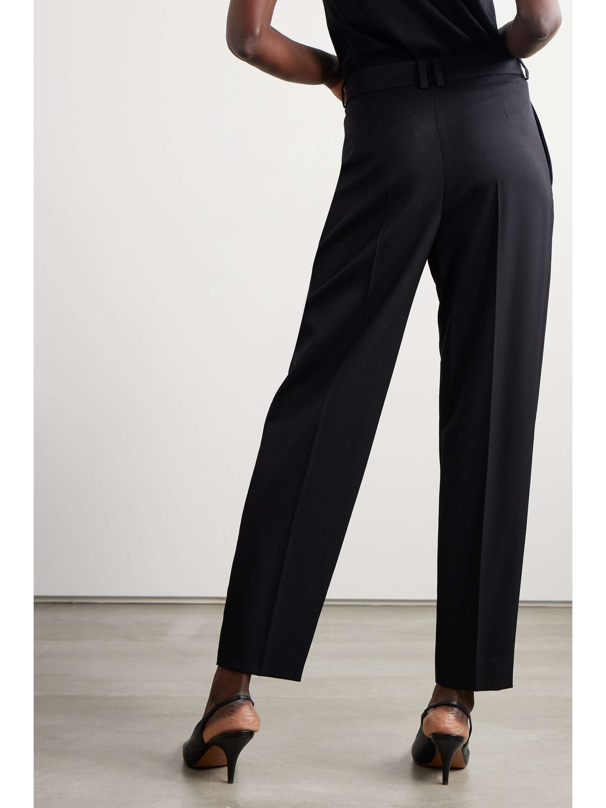 THE ROW Corby pleated wooltwill pants NETAPORTER