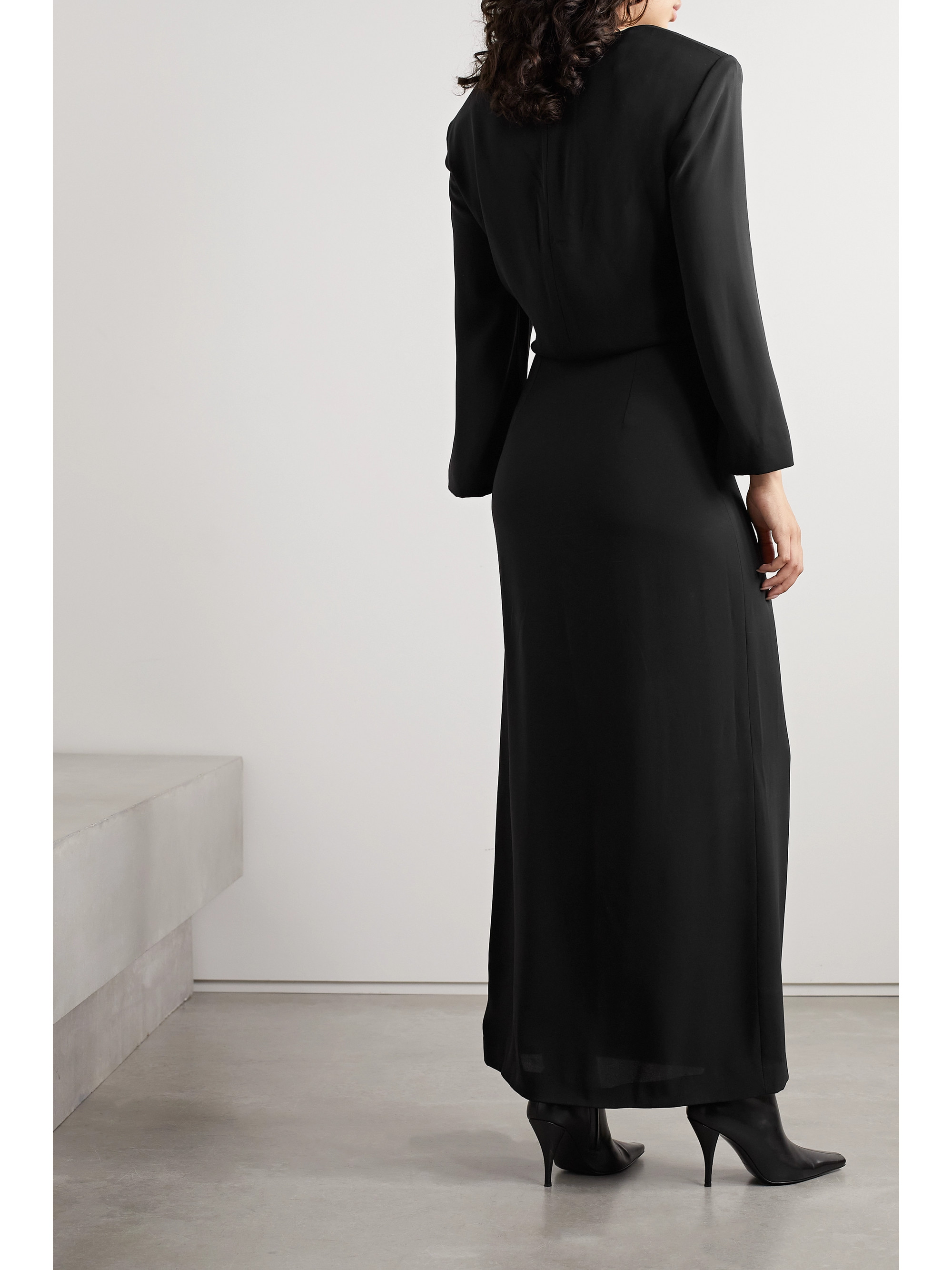The Row Jery wool and silk-blend maxi dress thumbnail