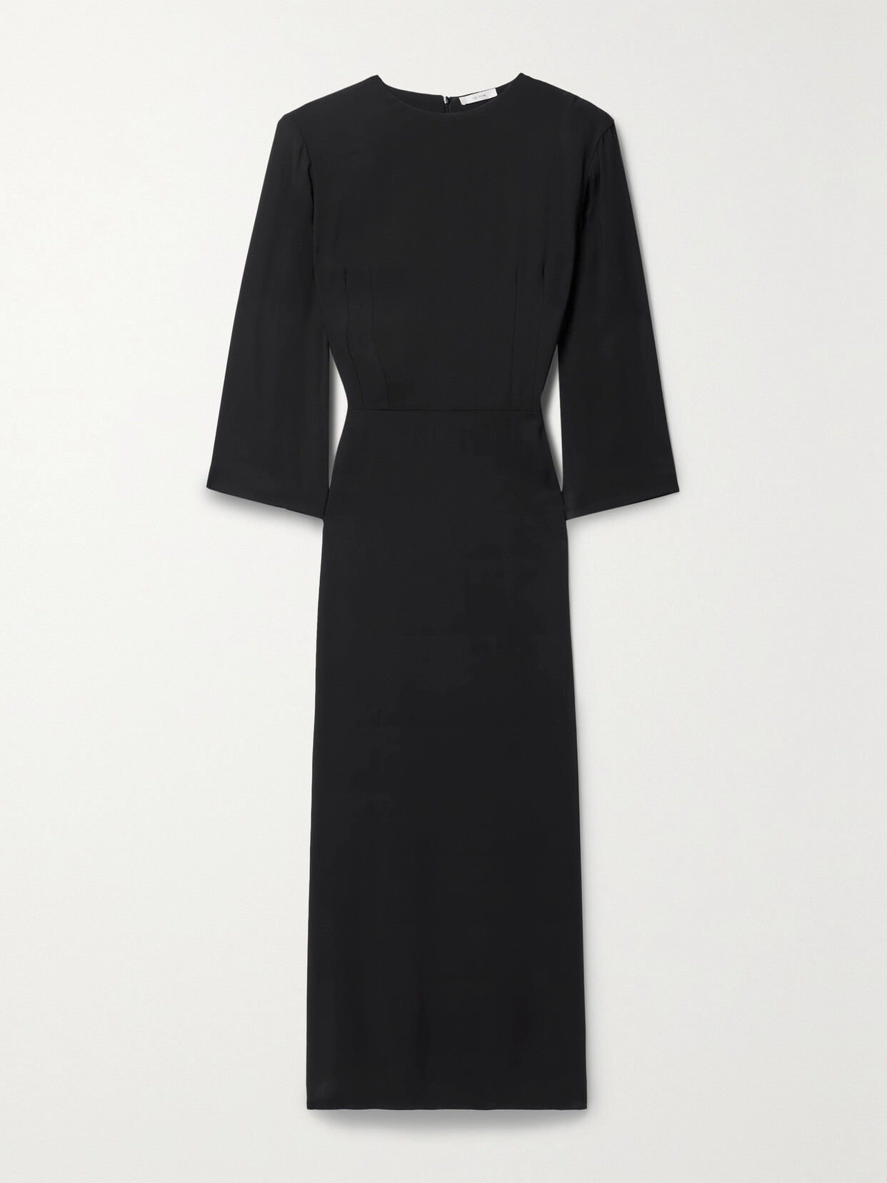 The Row - Jery Wool And Silk-blend Maxi Dress - Black