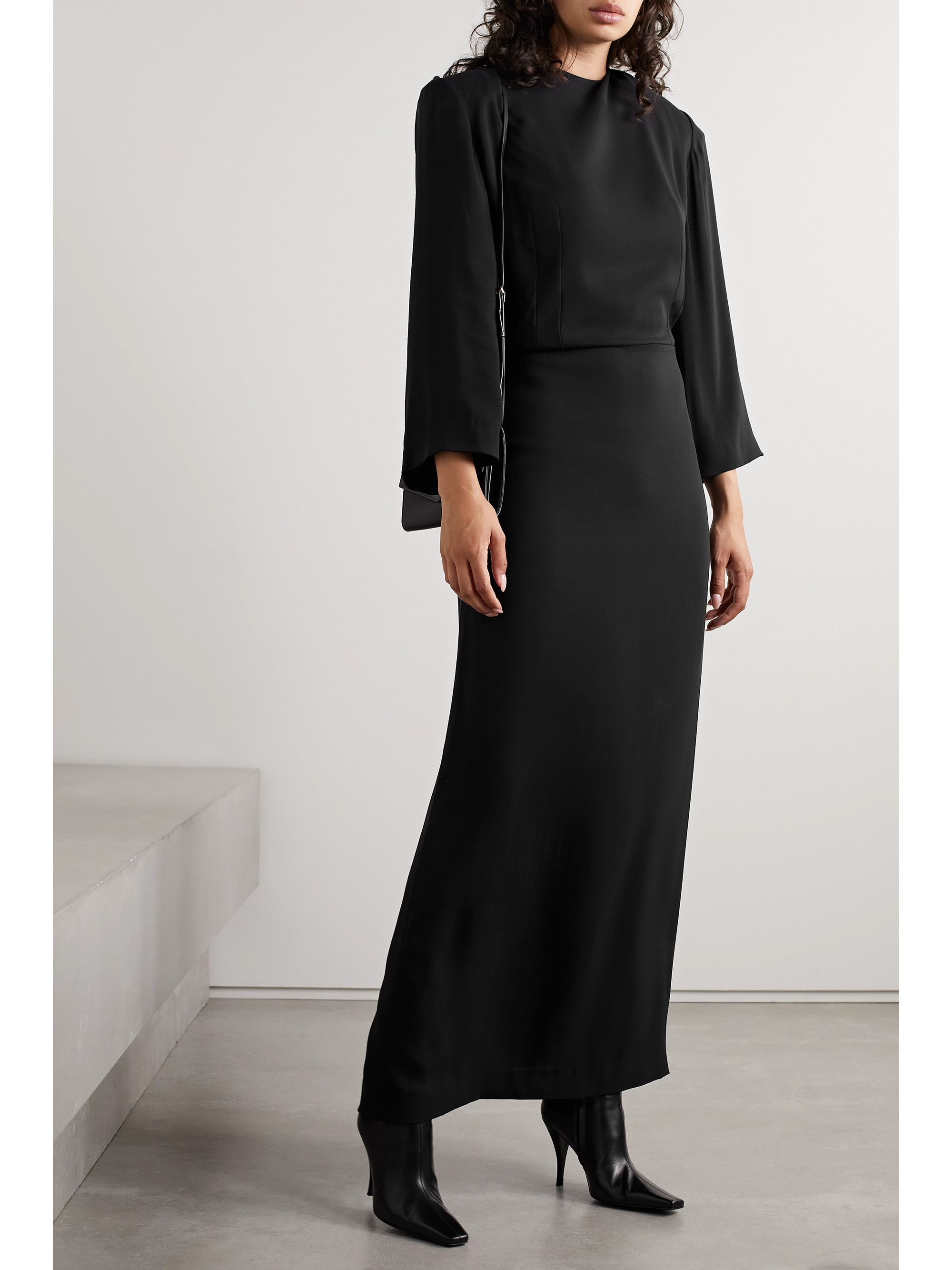 The Row Jery wool and silk-blend maxi dress