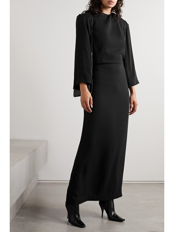 The Row Jery wool and silk-blend maxi dress