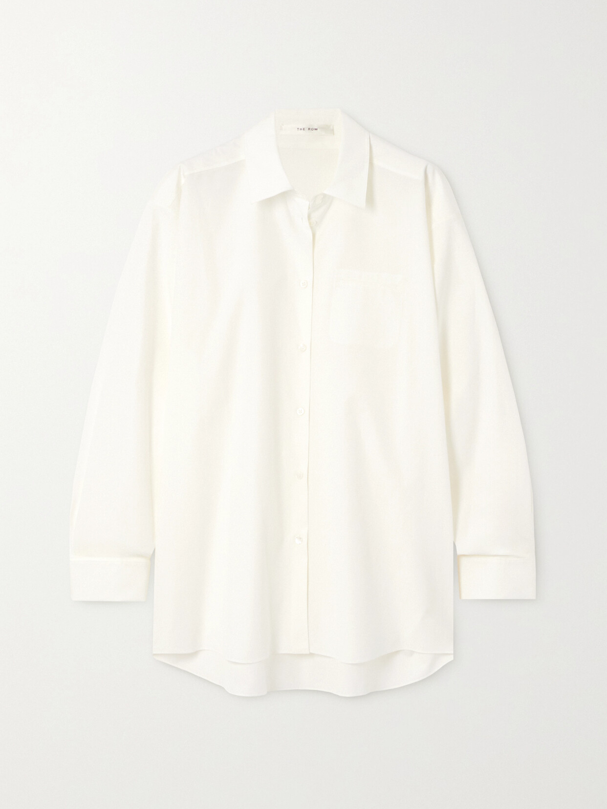 The Row - Moon Oversized Cotton-poplin Shirt - Off-white