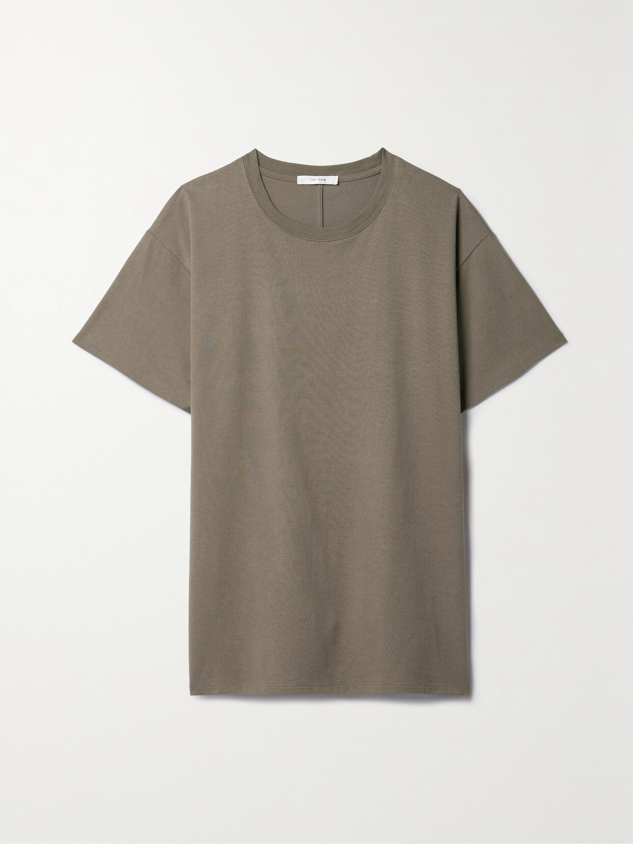 The Row Ashton Cotton-jersey T-shirt In Brown