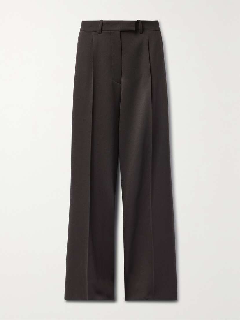 The Row Roan Straight-leg Wool-twill Pants