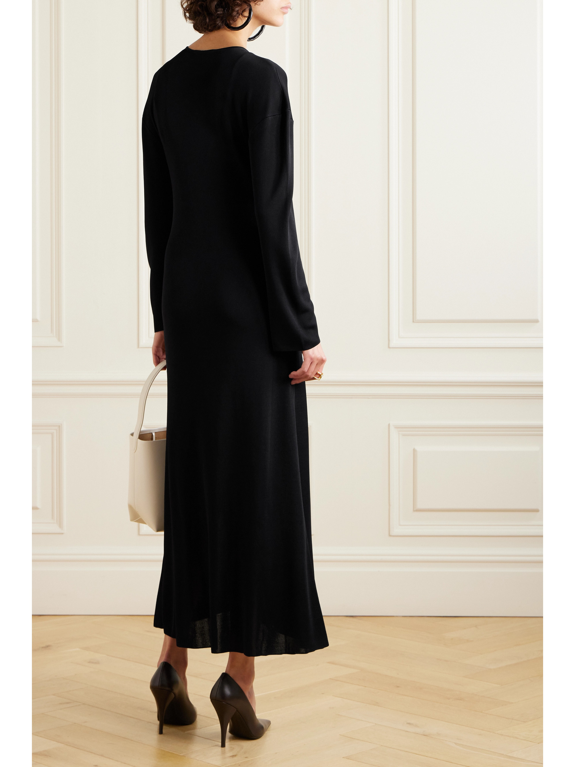 The Row Evins knitted midi dress
