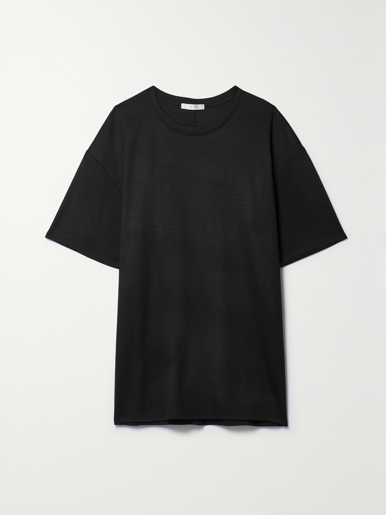 Shop The Row Mesa Wool-jersey T-shirt In Black