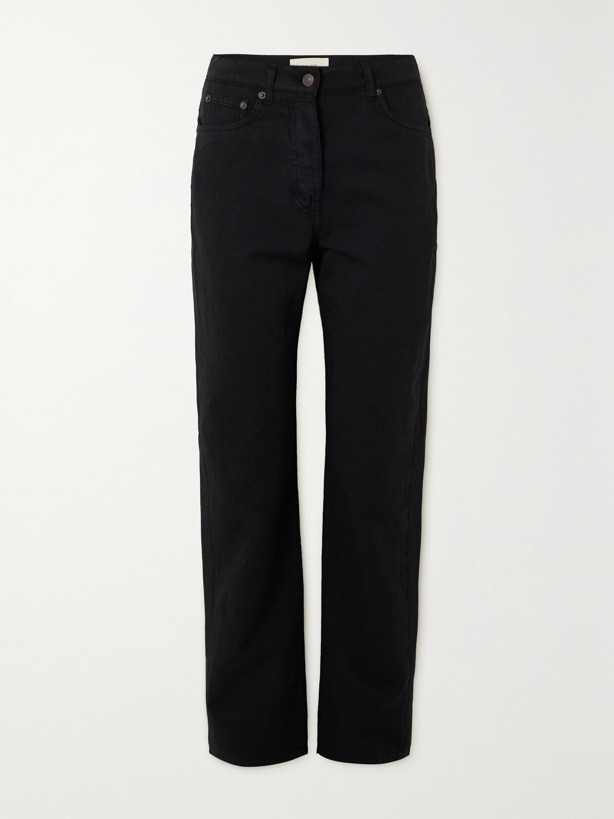 The Row - Borjis Mid-rise Straight-leg Jeans - Black