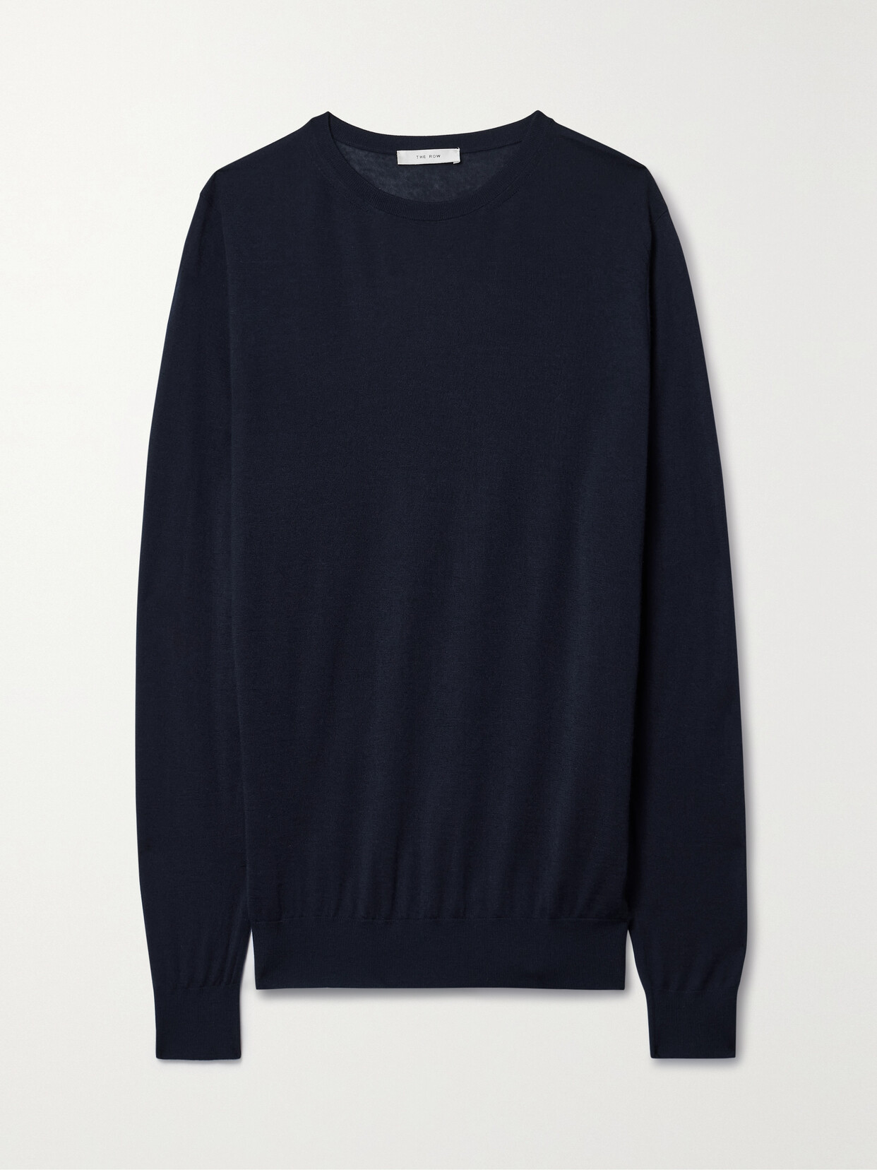 The Row Exeter Cashmere Sweater In Blue