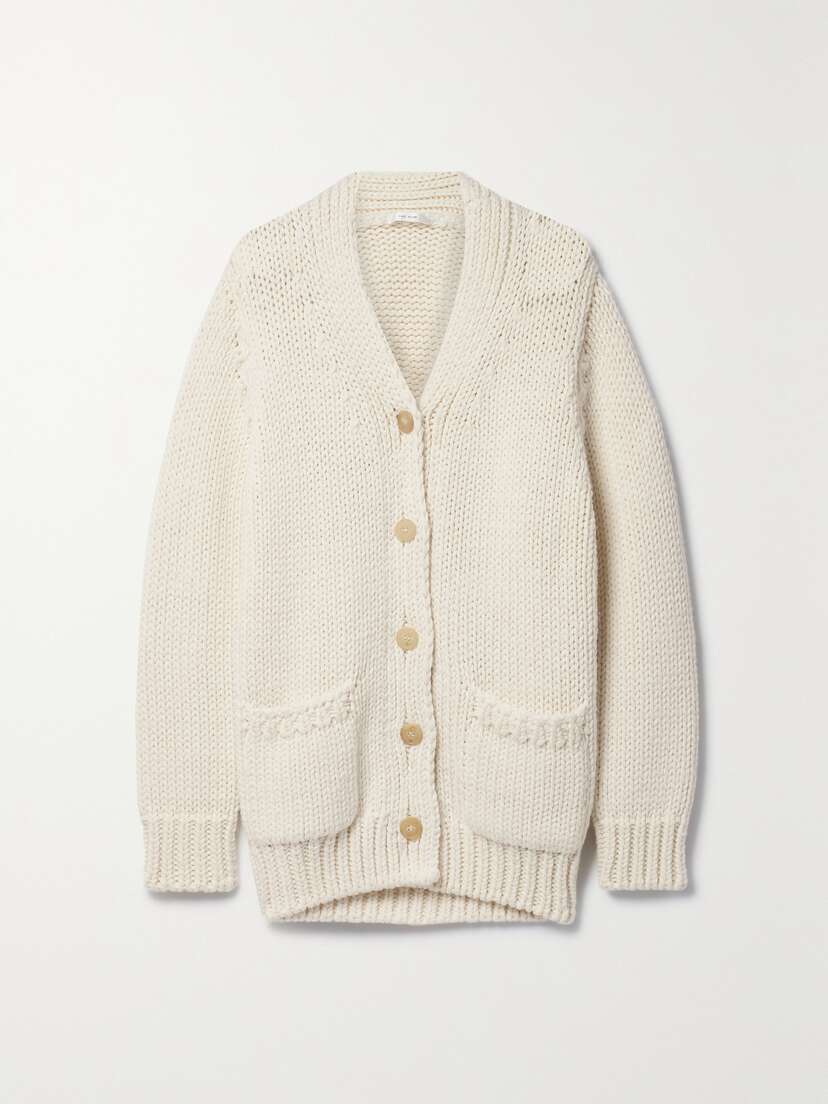 The Row Evesham Merino Wool Cardigan - x large
