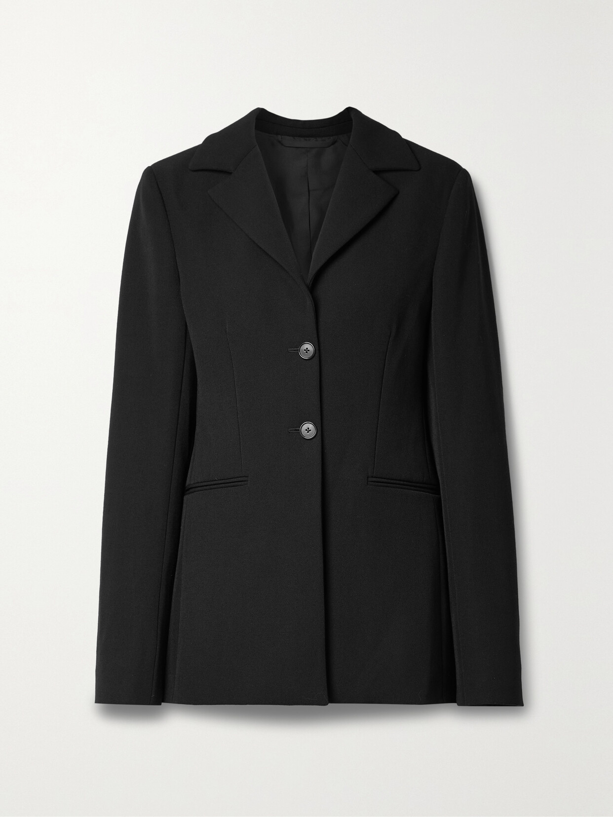 The Row Giglius Wool-twill Blazer In Black