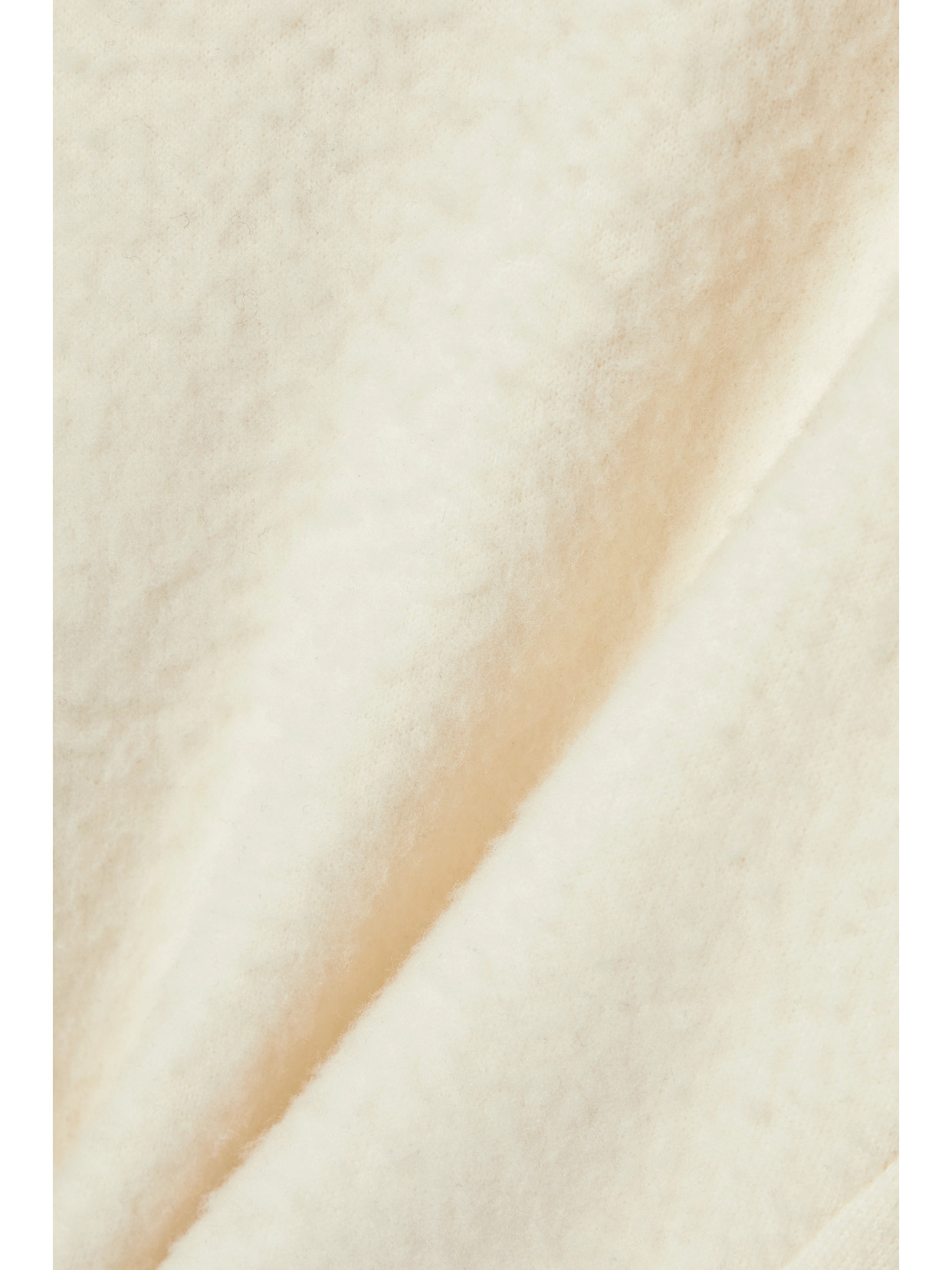 The Row Enoch Brushed Wool Turtleneck Sweater In Cream