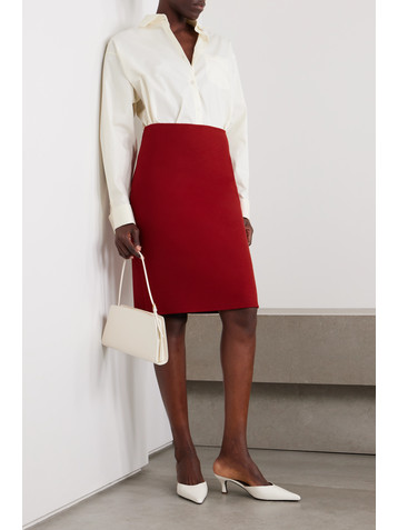 The Row Bart cashmere skirt