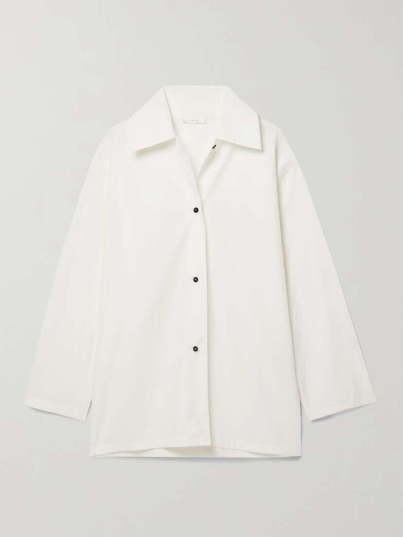 The Row Rigel Cotton-poplin Shirt - x large
