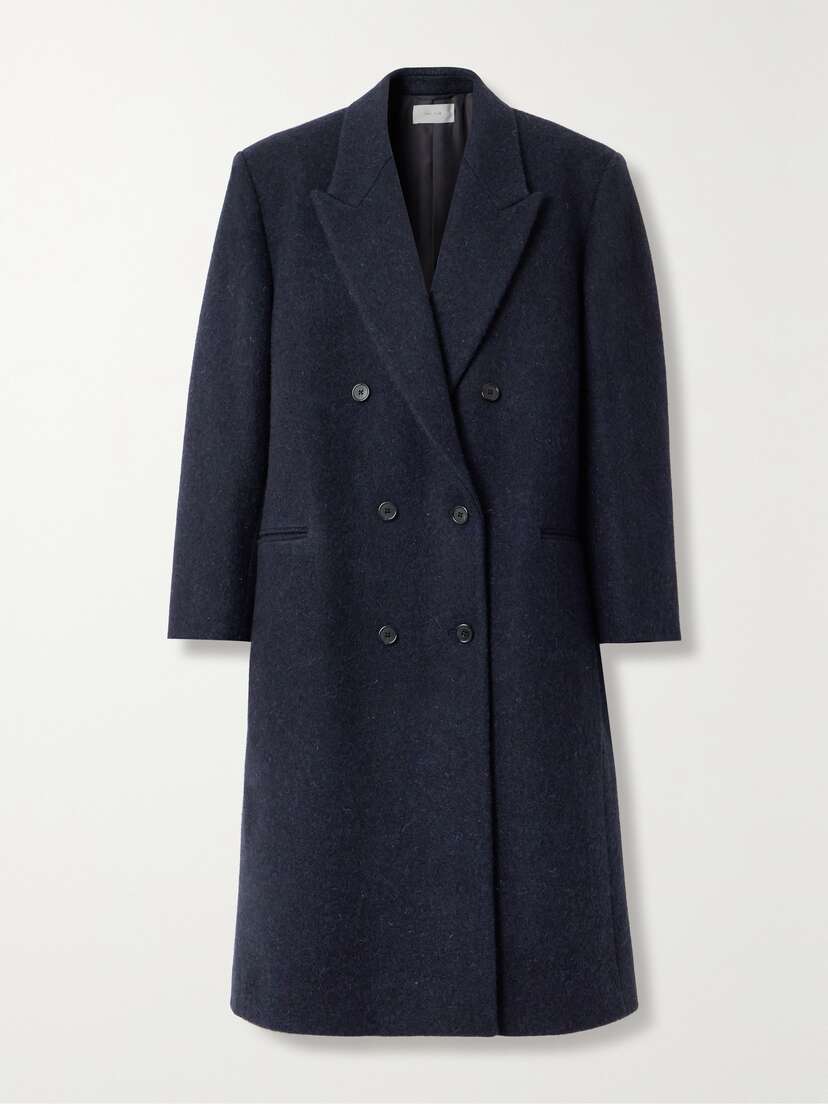 The Row Dhanila Double-breasted Wool Coat