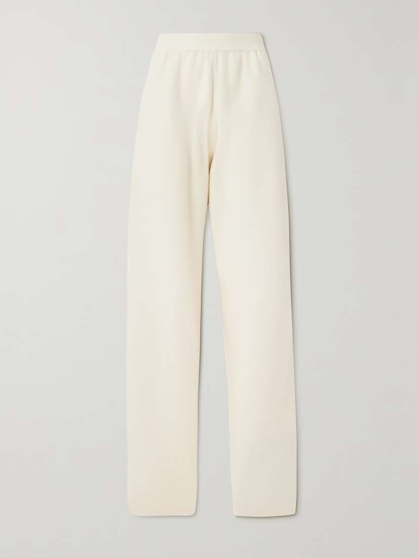 The Row Ednah Merino Wool Tapered Pants