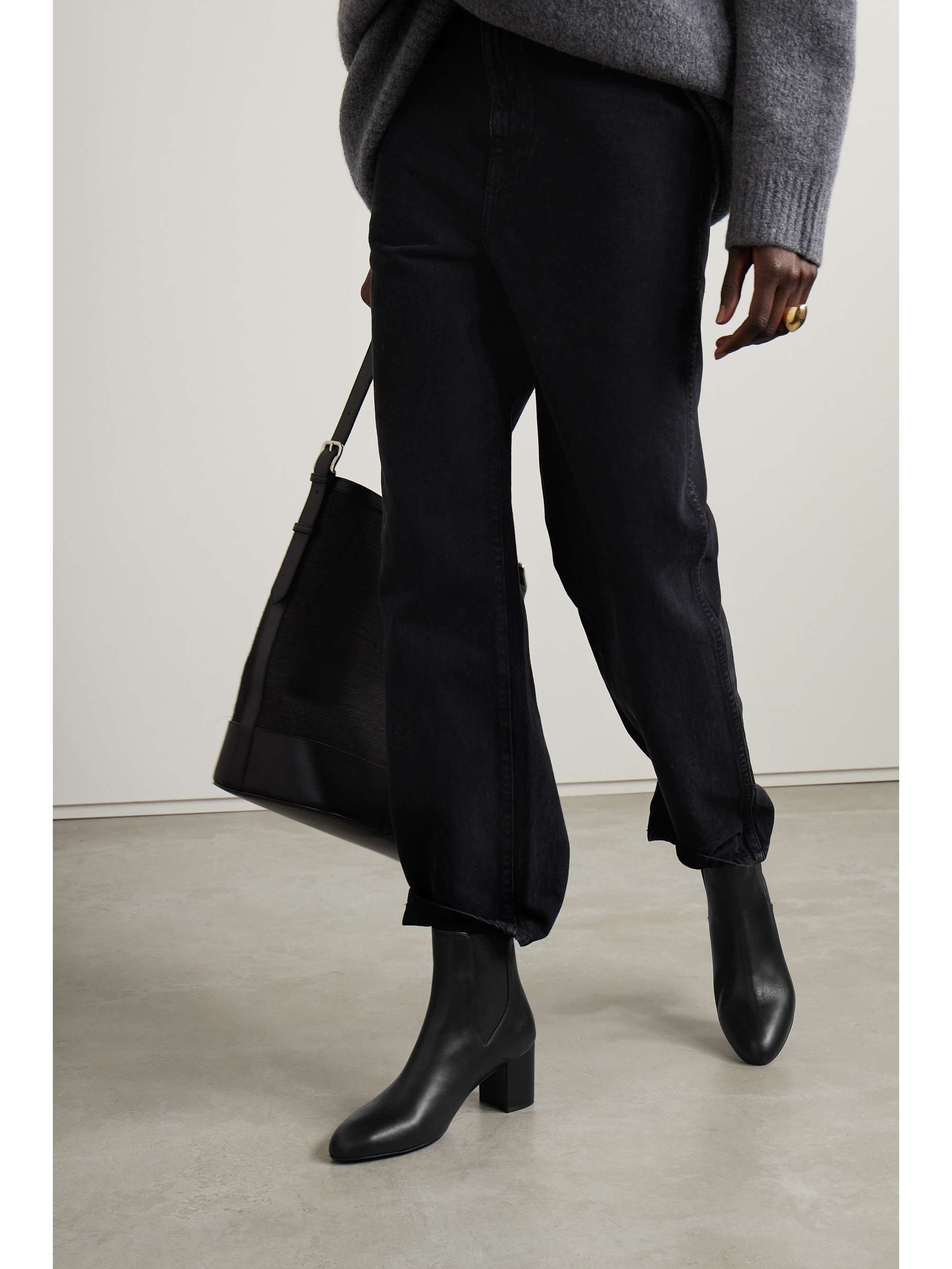 STUART WEITZMAN Yuliana leather Chelsea boots NET A PORTER