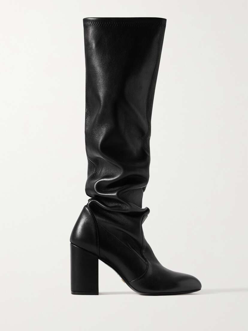 Stuart Weitzman Yuliana Leather Knee Boots