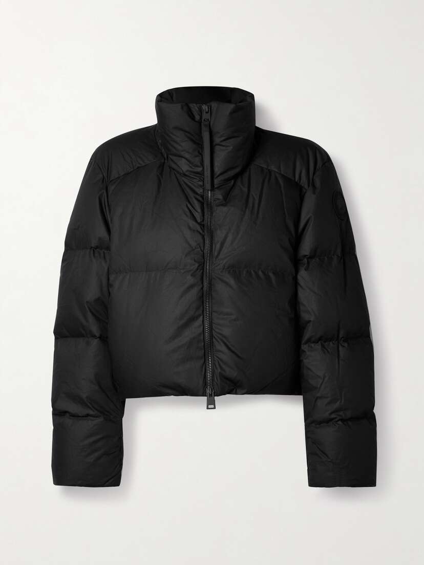 Canada Goose Garnet Cropped Quilted Cotton-shell Down Jacket - x large