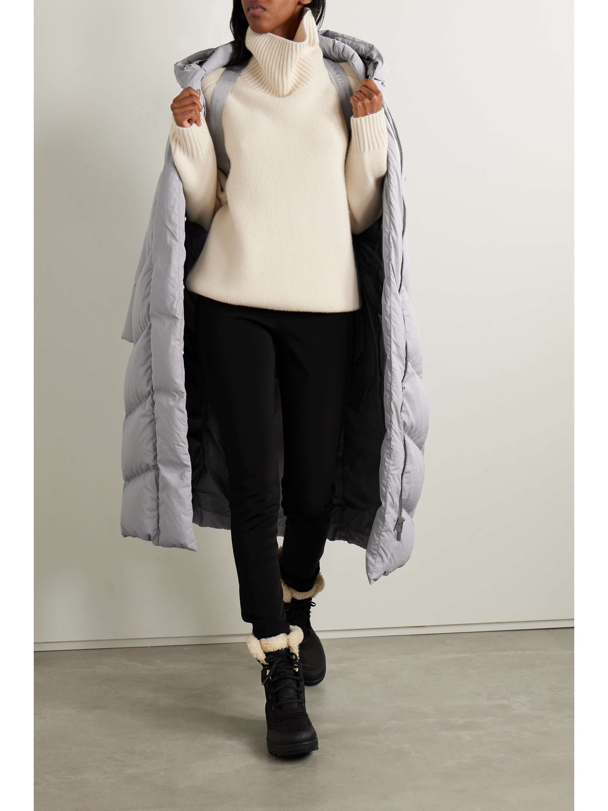 CANADA GOOSE Marlow hooded belted quilted Ventera down parka