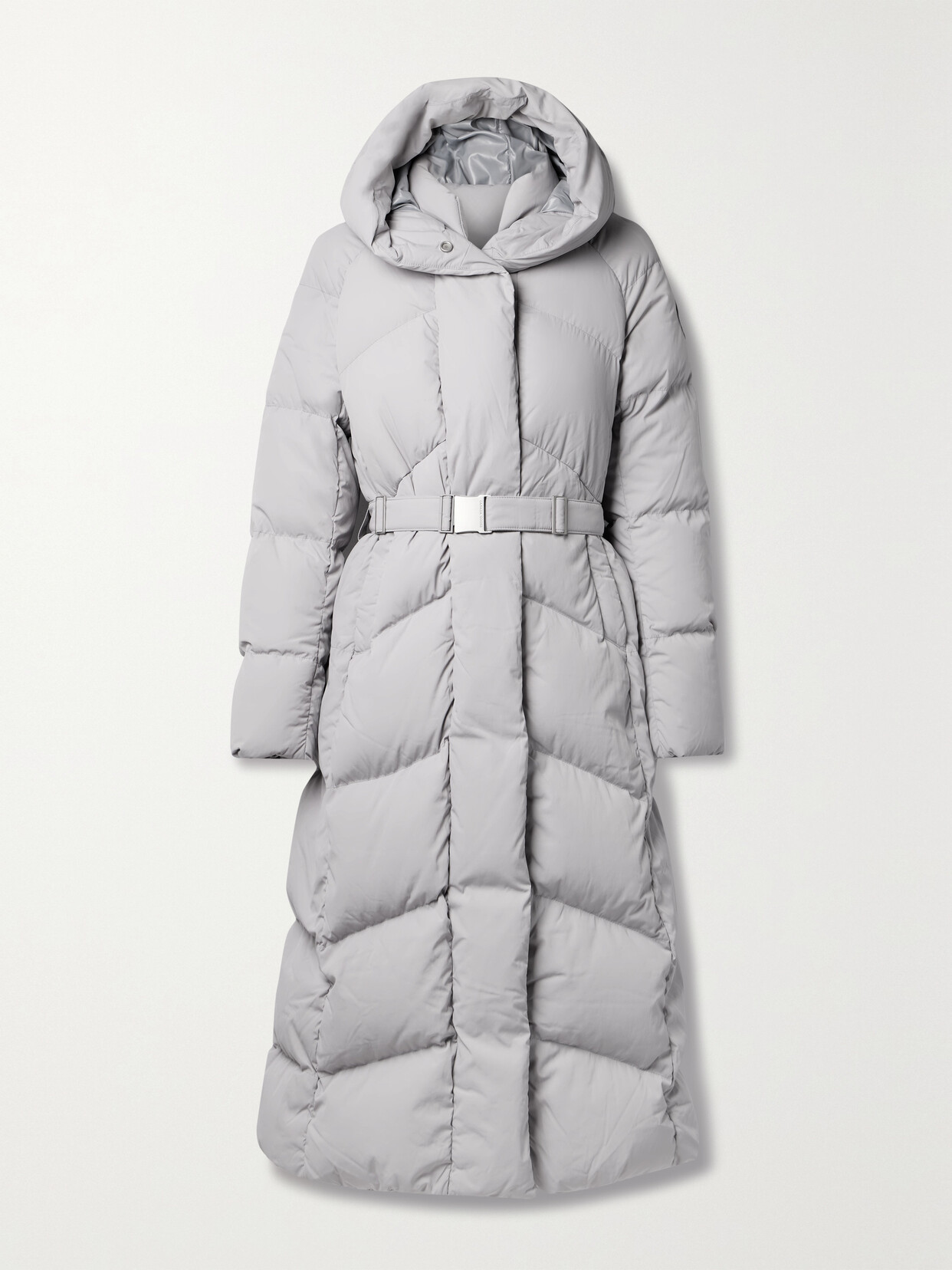 Canada Goose - Marlow Belted Hooded Quilted Ventera Down Jacket - Gray