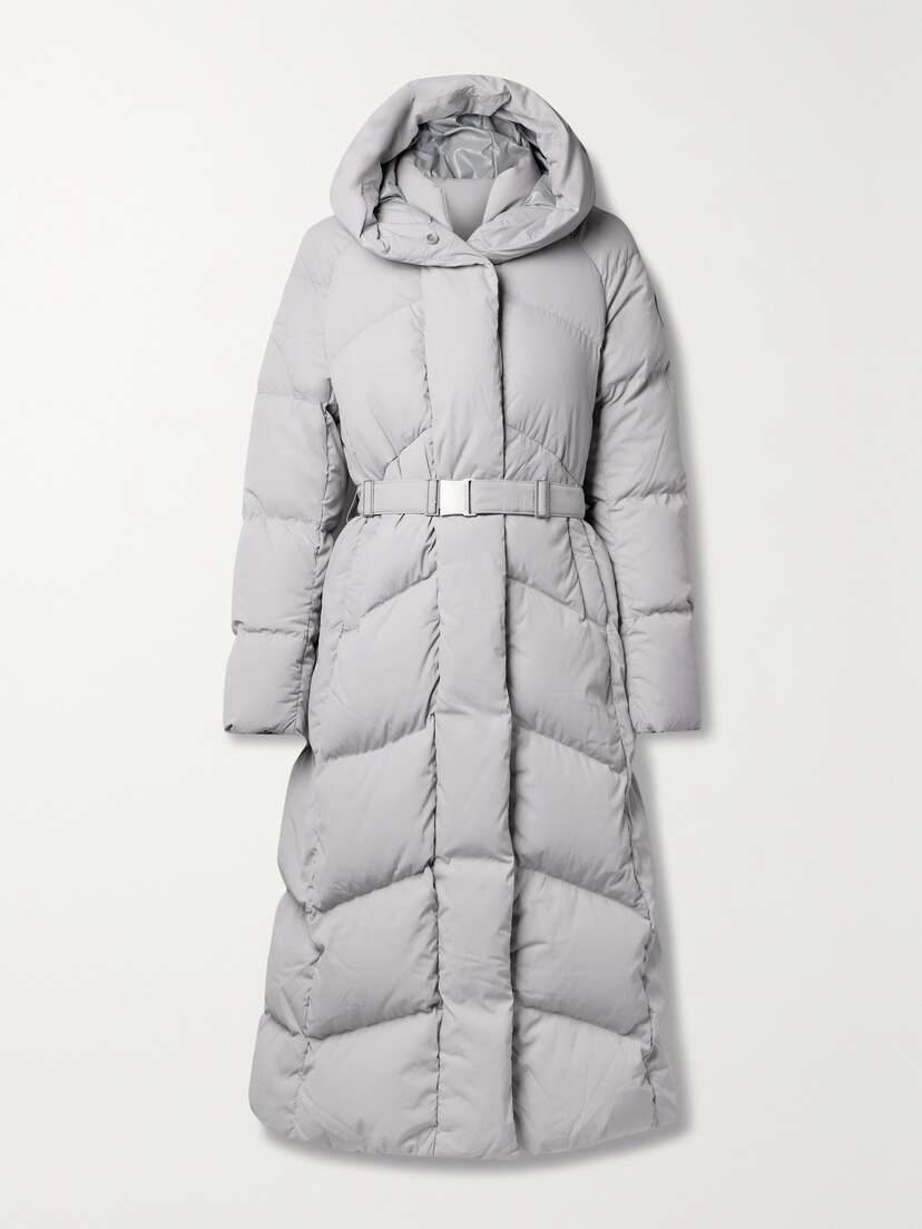 Canada Goose Marlow Belted Hooded Quilted Ventera Down Jacket - x large