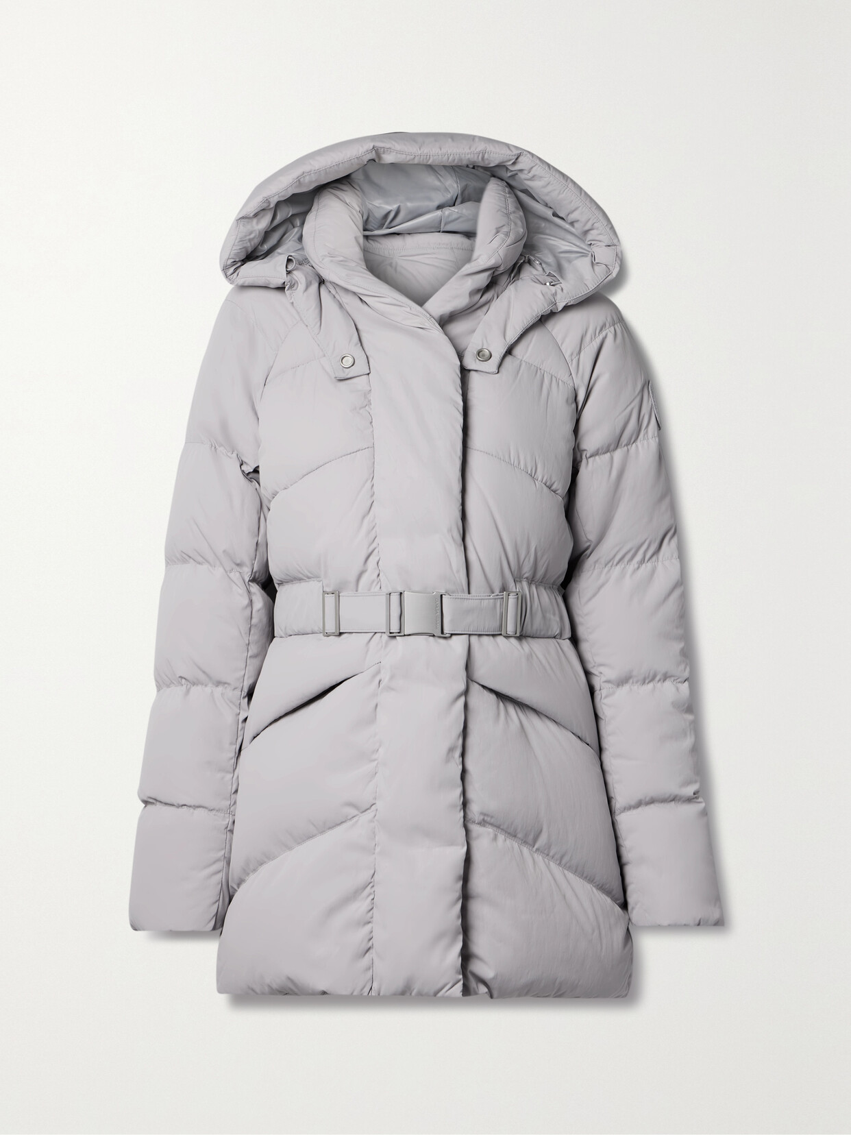 Canada Goose Marlow Hooded Quilted Ventera Down Jacket In Gray