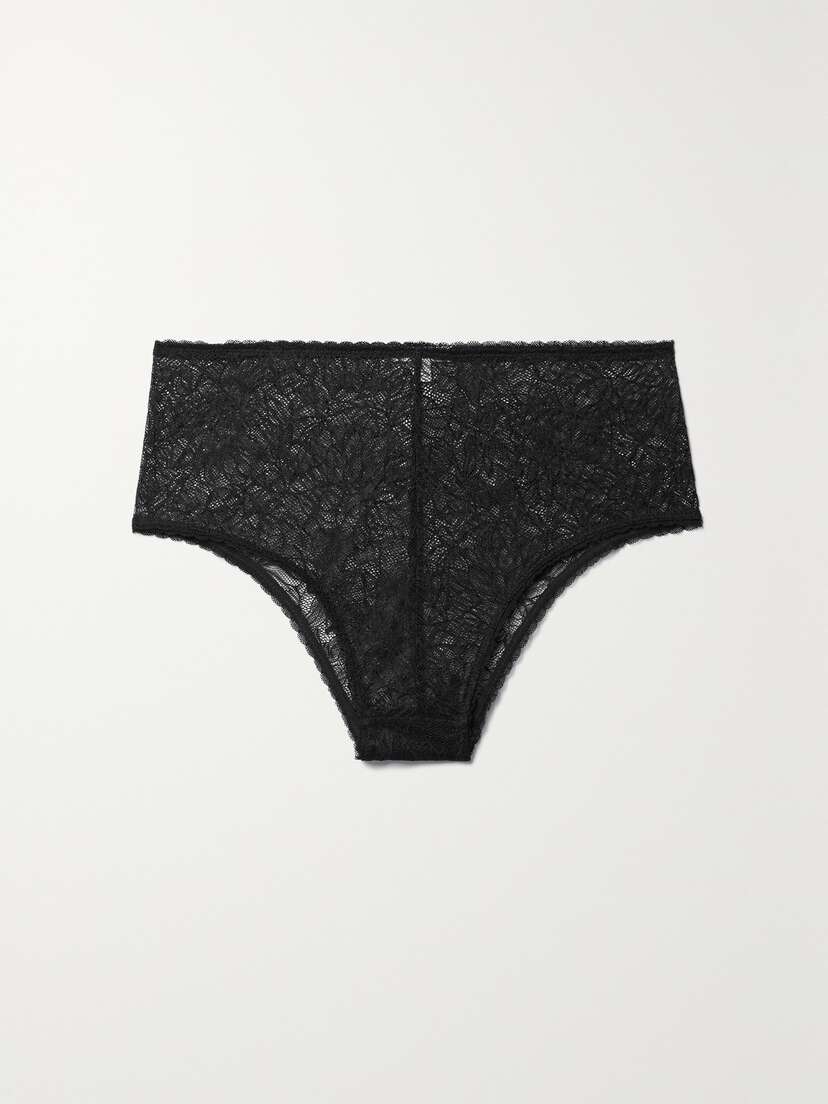 Skin + Net Sustain Livia Recycled-lace Briefs - xx large