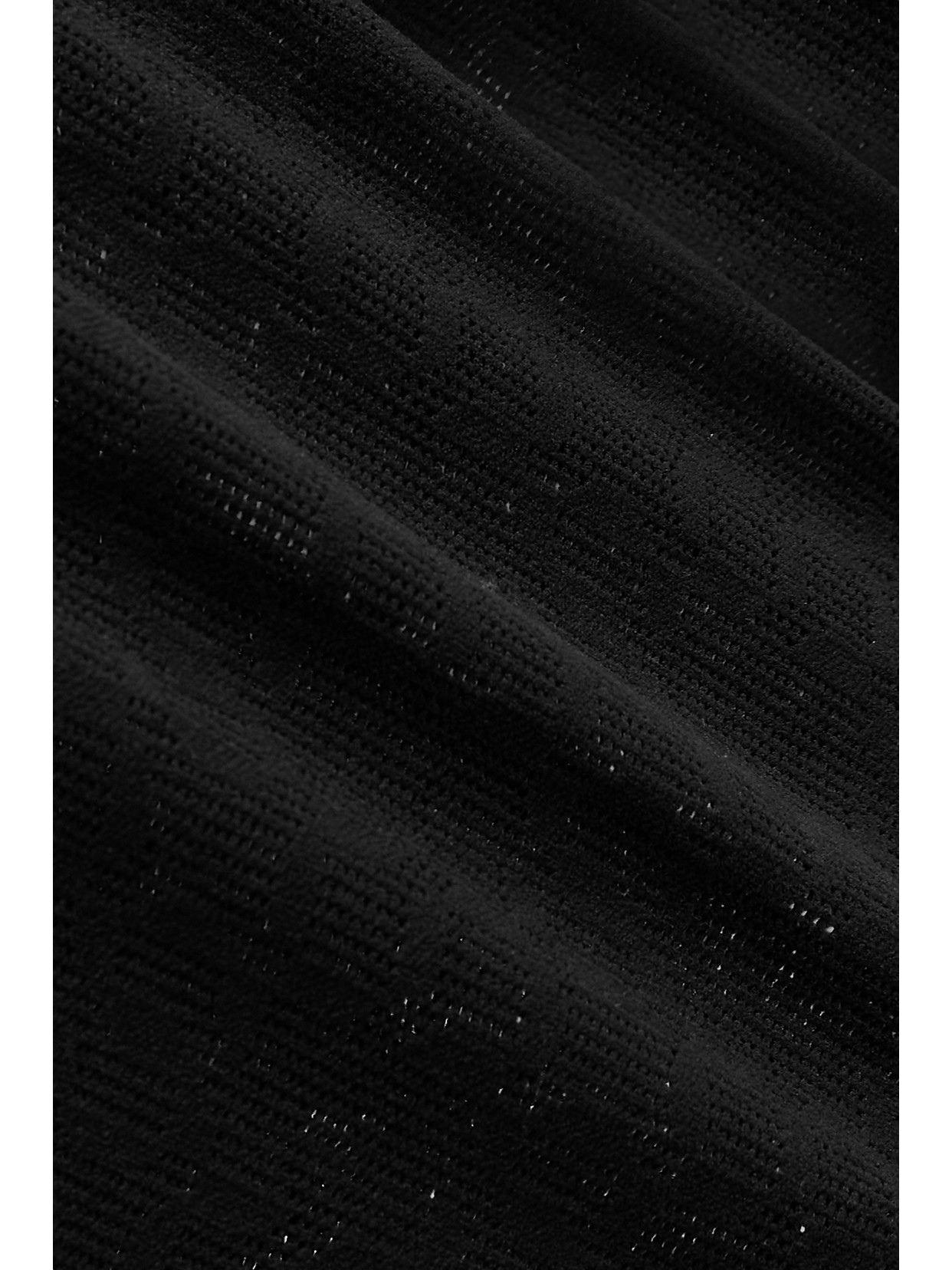 Wolford Simkhai Warp Knit Logo Mini Dress In Black