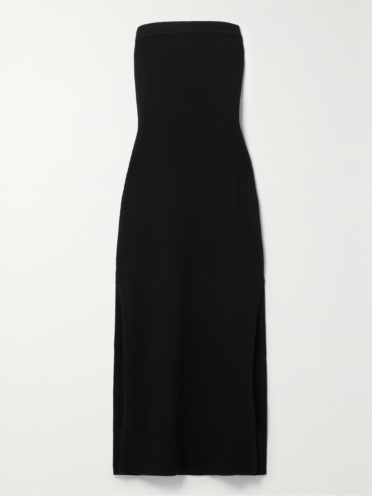 Michael Kors Collection - Strapless Cashmere-blend Midi Dress - Black