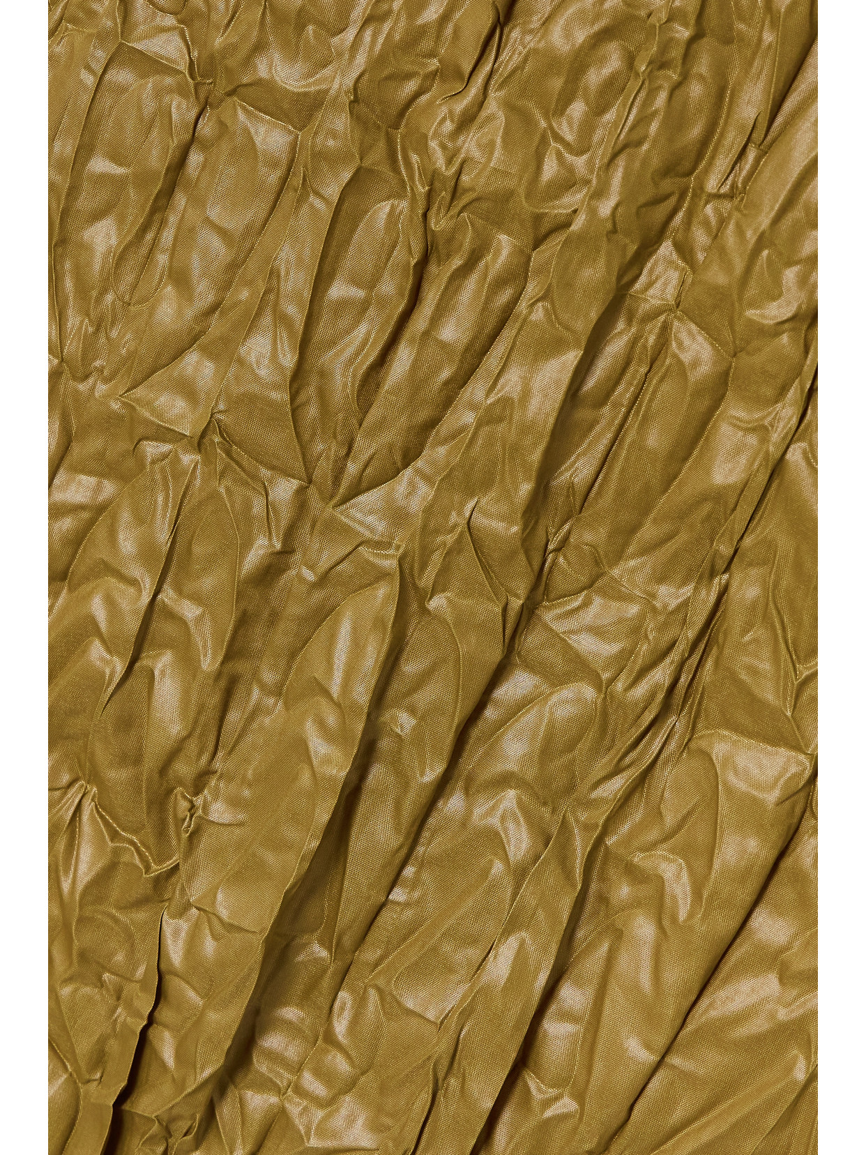 Acne Studios Crinkled Dress In Yellow