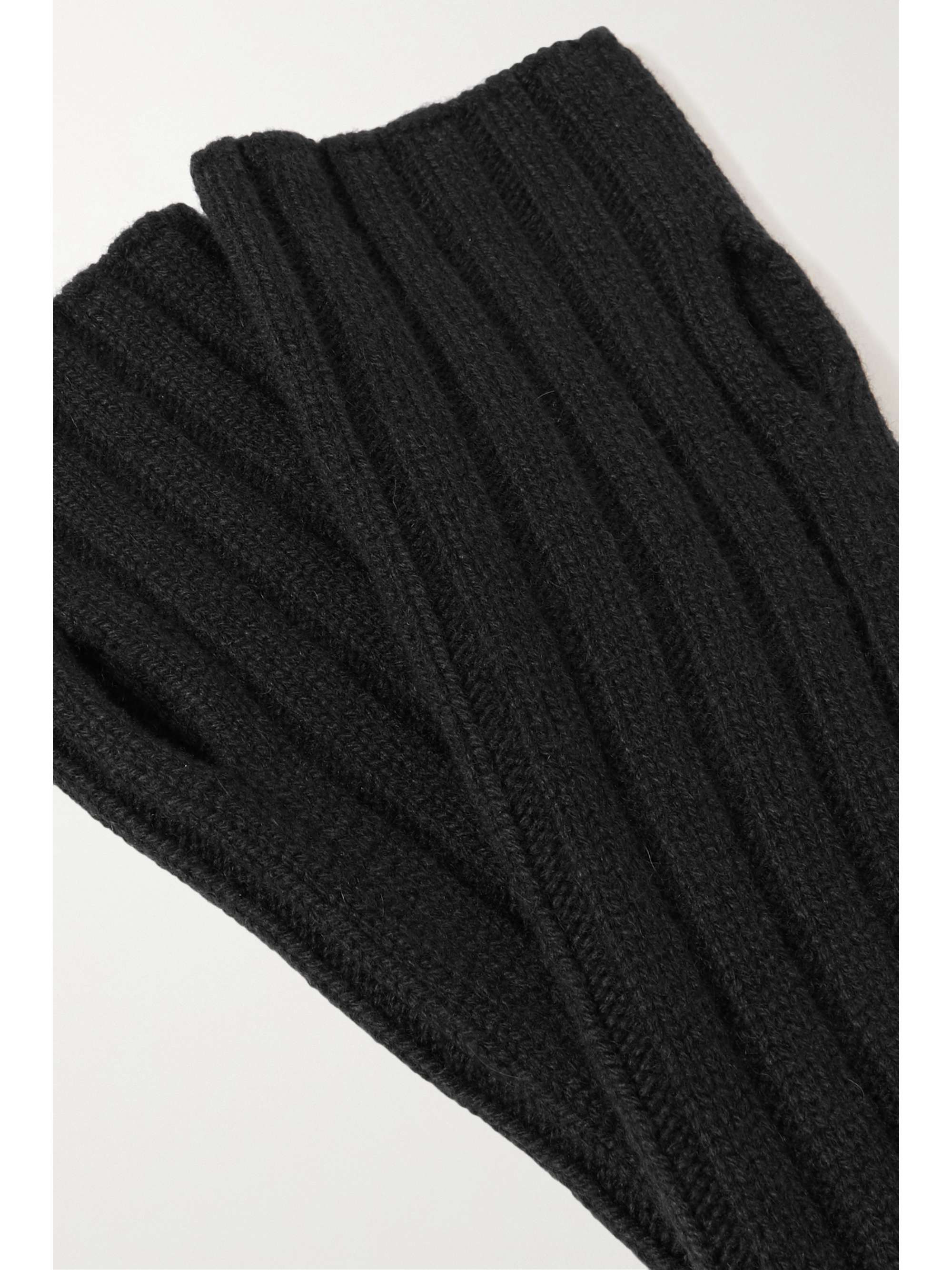 ARCH4 Ribbed cashmere wrist warmers