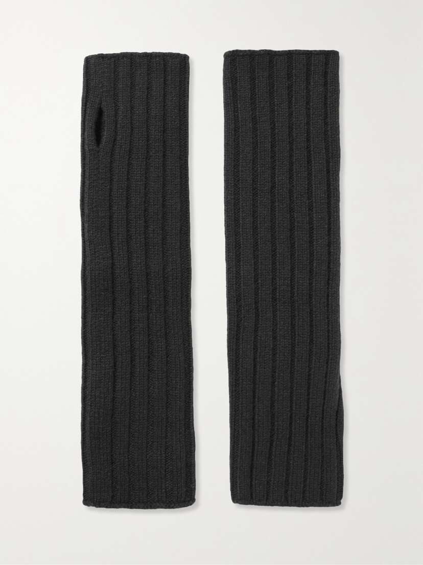 Arch4 Ribbed Cashmere Wrist Warmers